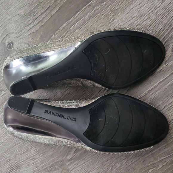 Bandolino Silver Metallic Tufflove Sz 9.5 - Picture 11 of 14